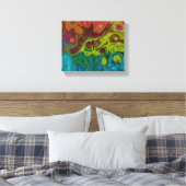 Swirly Abstract Art 4444 777 Canvas Afdruk (Insitu (Slaapkamer))