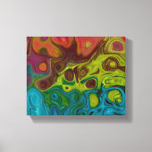 Swirly Abstract Art 4444 777 Canvas Afdruk (Voorkant)