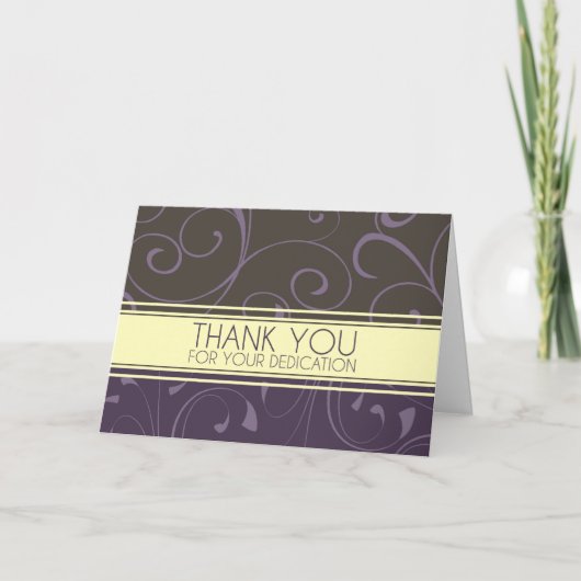 Swirly Administrative Professionals Day Kaart (Voorkant)