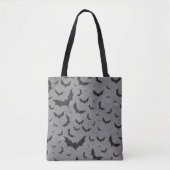 swirly bat swarm tote bag (Voorkant)