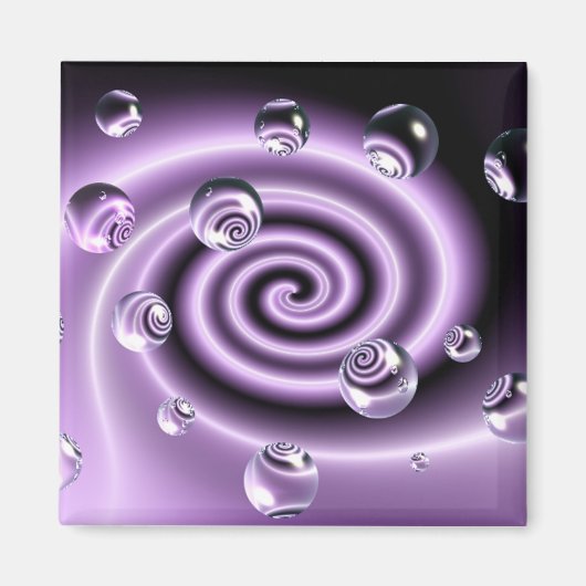 Swirly Bubble Magnet (Voorkant)