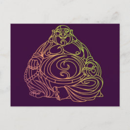 Swirly Buddha Briefkaart