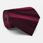 Swirly Burgundy Abstract Stropdas (Opgerold)