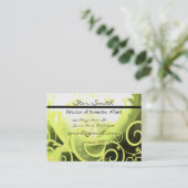 Swirly Cala Lilly Visitekaartje (Staand voorkant)