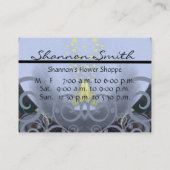 Swirly Cala Lilly Visitekaartje (Achterkant)