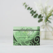 Swirly Cala Lilly Visitekaartje (Staand voorkant)