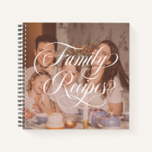 Swirly Calligraphy Familie Recepten Foto