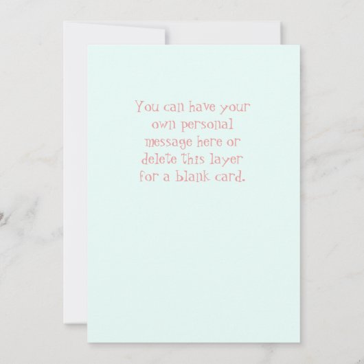 Swirly Carriage & Hearts, Baby Dank u Notities (Achterkant)