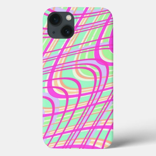 Swirly Check 2011 Case-Mate iPhone Case (Achterkant)