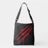 Swirly Claw Marks Crossbody Tas (Voorkant)