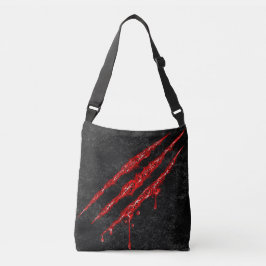 Swirly Claw Marks Crossbody Tas