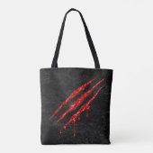 Swirly Claw Marks Tote Bag (Achterkant)