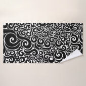 Swirly Design Badhanddoek (Badhanddoek)