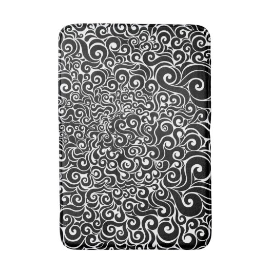 Swirly Design Badmat (Voorkant Verticaal)