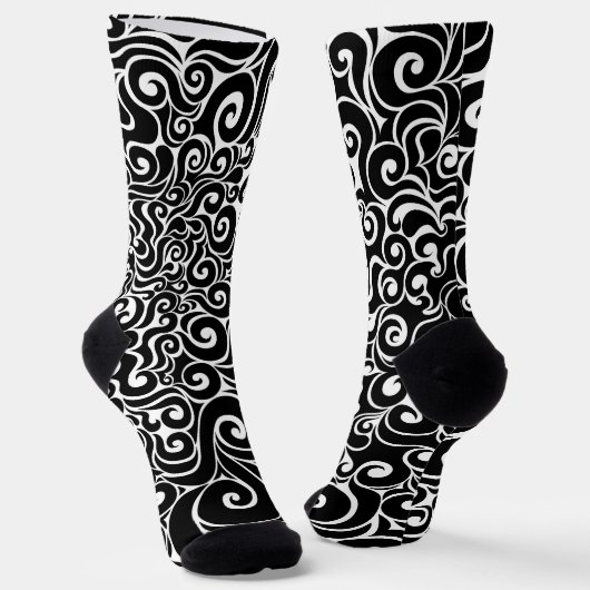 Swirly Design Sokken (Gebogen)