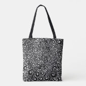 Swirly Design Tote Bag (Achterkant)