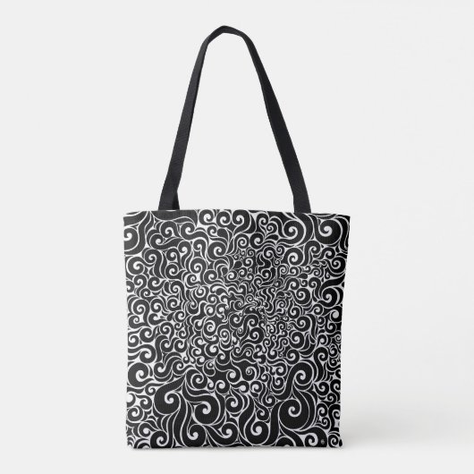 Swirly Design Tote Bag (Achterkant)