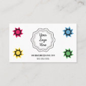 Swirly Discount Kaart Kortingskaartje (Achterkant)