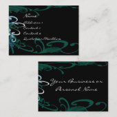 Swirly Distressed Paint Splats - Visitekaartje (Voorkant / Achterkant)