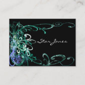 Swirly Distressed Paint Splats - - Visitekaartje (Achterkant)