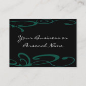 Swirly Distressed Paint Splats - Visitekaartje (Achterkant)