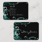 Swirly Distressed Paint Splats Visitekaartje (Voorkant / Achterkant)