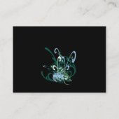 Swirly Distressed Paint Splats Visitekaartje (Achterkant)