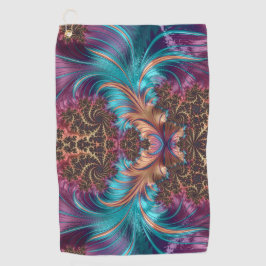Swirly Fractal Pattern Golfhanddoek