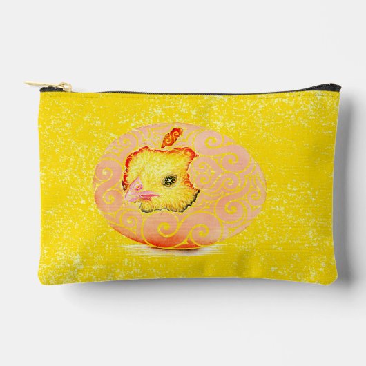 swirly hatchling etui (Voorkant)