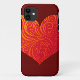 Swirly Heart iPhone-hoesje iPhone 11 Hoesje