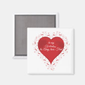 Swirly Hearts Magnet (Voorkant / Achterkant)