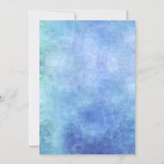 Swirly huwelijksuitnodiging kaart (Achterkant)