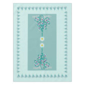 Swirly Kerstboom 52"x 70"Tafelkleed Tafelkleed (Voorkant)