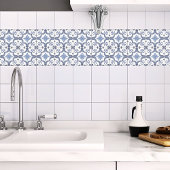 Swirly lavendel paarse mediterrane stijl tegeltje