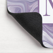 Swirly Lavender Abstract Muismat (Hoek)