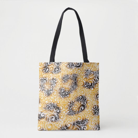 Swirly Leopard Design Tote Bag (Voorkant)