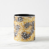 Swirly Leopard Pattern Mok (Midden)