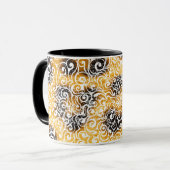 Swirly Leopard Pattern Mok (Voorkant links)