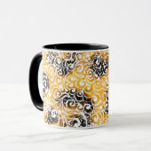 Swirly Leopard Pattern Mok (Voorkant links)