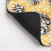 Swirly Leopard Pattern Muismat (Hoek)