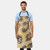 Swirly Leopard Pattern Schort (Gedragen)