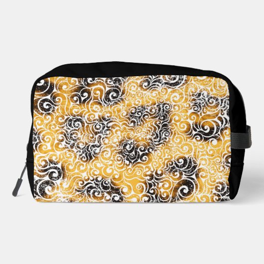 Swirly Leopard Pattern Toilettasje (Achterkant)