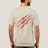 Swirly Lion met klauwsporen T-shirt (Achterkant)