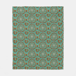 Swirly Lions Abstracte dieren Fleece Deken