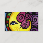 Swirly Moon Visitekaartje (Achterkant)