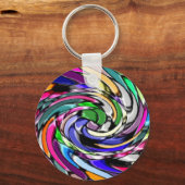 Swirly Mosaic Sleutelhanger (Voorkant)