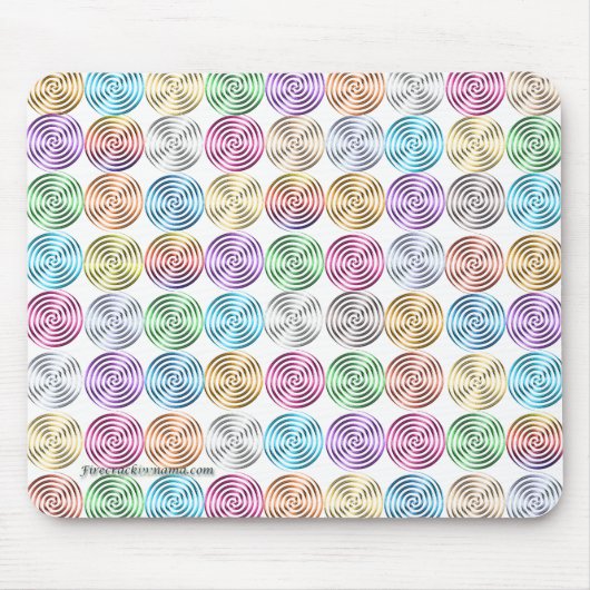 Swirly Mousepad Muismat (Voorkant)