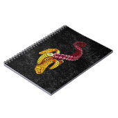 swirly mutant-banaan notitieboek (Linkerzijde)
