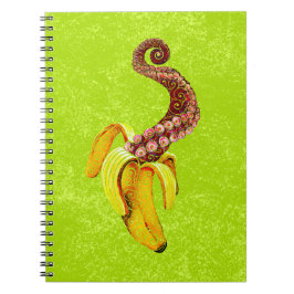 swirly mutant-banaan notitieboek