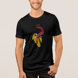 swirly mutant-banaan Tri-Blend shirt